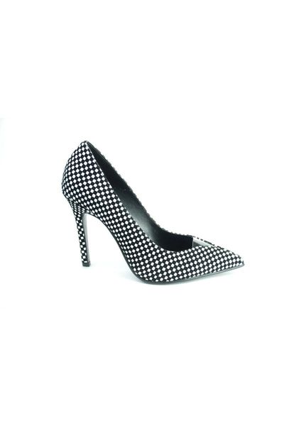 

exclusive plaid heels dress shoes, Black