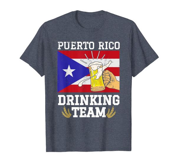 

puerto rico drinking team alcohol beer drinking t shirt, White;black