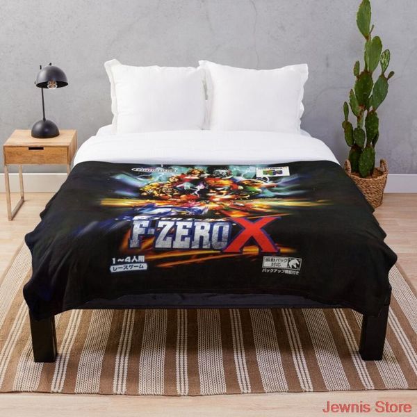 

blankets f zero x japanese promo blanket fleece art print children warm bed throw born bayby boys gifts
