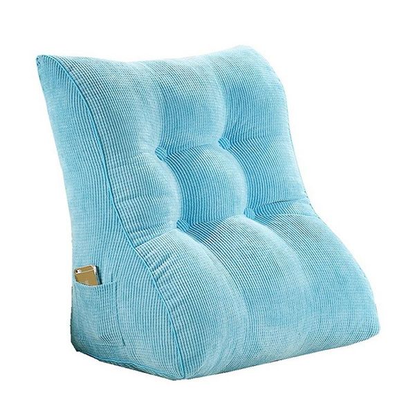 

cushion/decorative pillow large solid color luxury practical triangle backrest cushion bedroom creativity design almofadas decorativas home