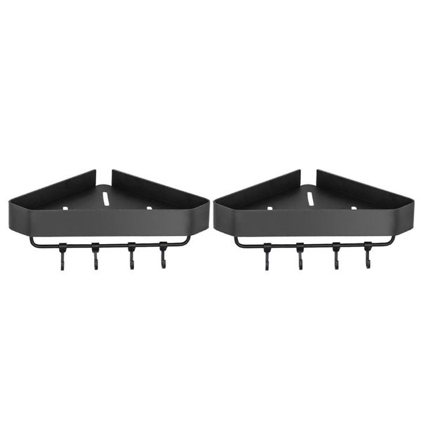 

hooks & rails 2pcs shower storage shelves towel racks for bathroom toilet with