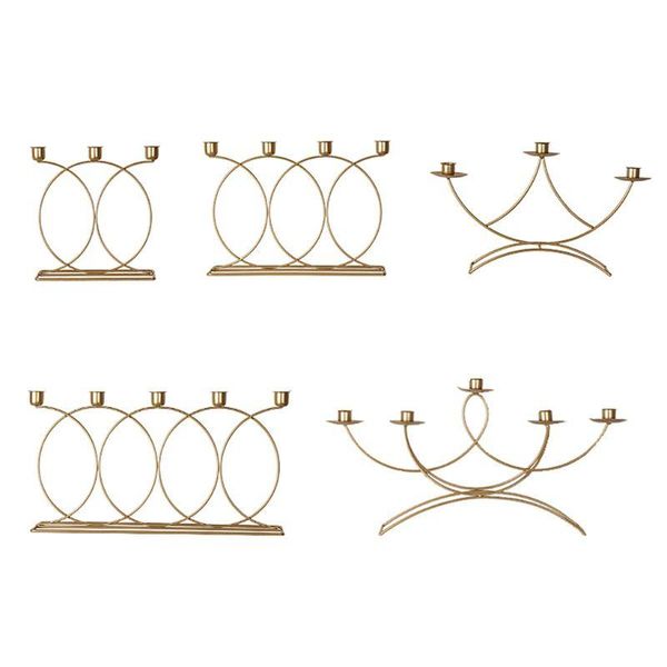 

candle holders nordic style 3d candlestick metal holder wedding centerpiece candelabra dinner home decor f2tb