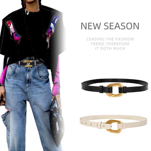 

waist decorati belts buckles horseshoe buckle thin korean style versatile dress closing fashion women with coat decorative women's, Black;brown