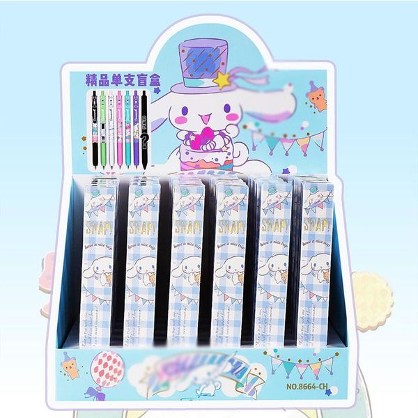 

gel pens 36 pcs/lot creative blind box dog pen cute 0.5mm black ink signature promotional gift office school supplies