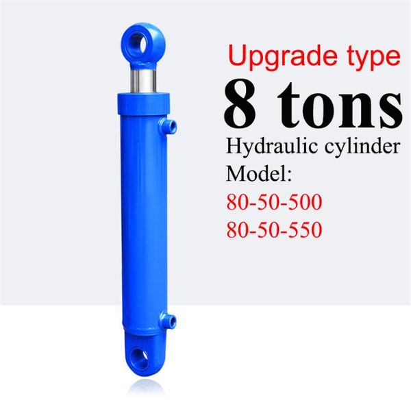 

power tool sets upgraded hydraulic cylinder 80x50x500/550mm small bidirectional lifting oil accessories 8 tonnage