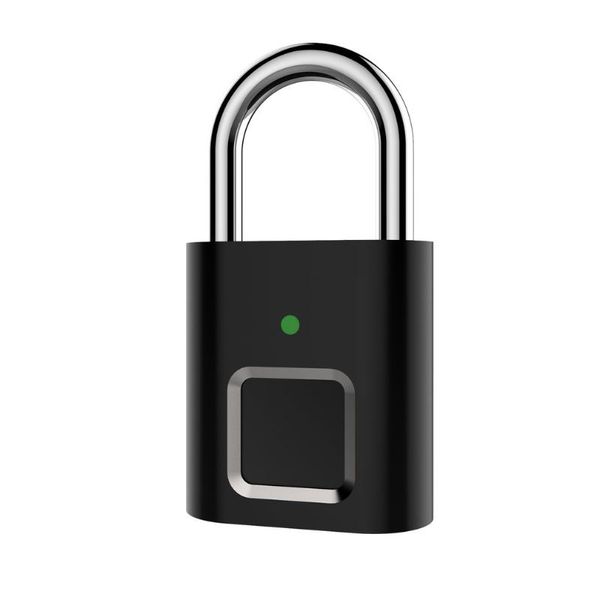 

security door lock smart keyless usb rechargeable fingerprint padlock for locker intelligent home