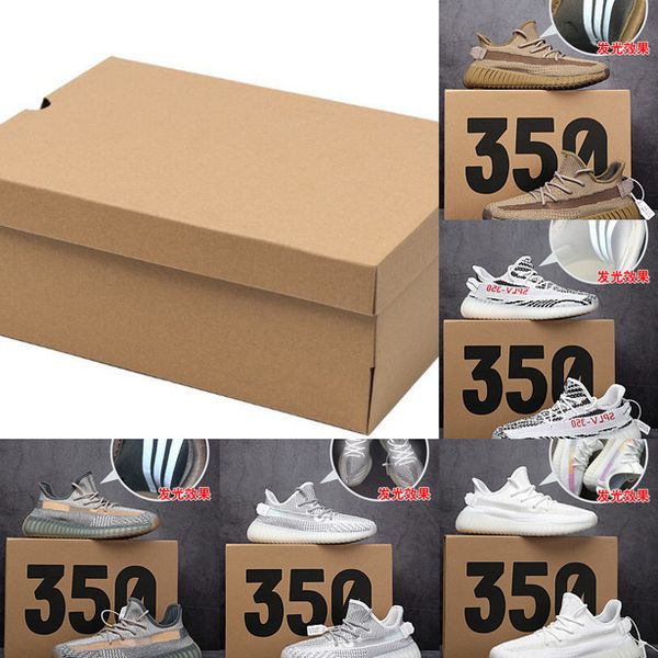 

black cooper 2021 new fashion boost shoes 350 v2 student sneakers women men 35-45 runningTJ4L, Package box