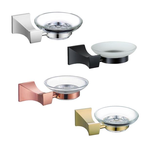 

soap dishes black gold chrome glass dish wall mounted box stainless steel case bathroom hardware accessories holders