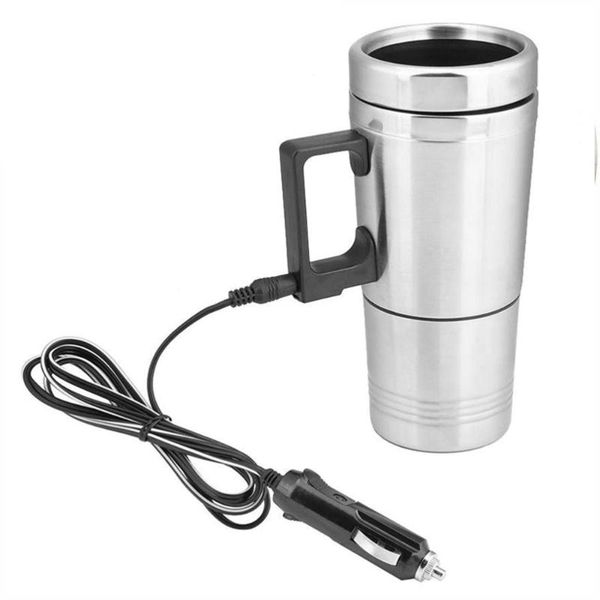 

water bottles 24v stianless steel car vacuum cup electric heating