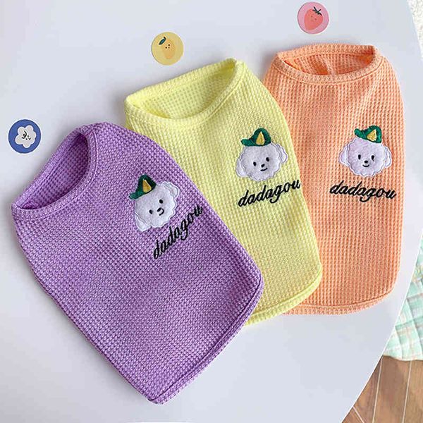 

dog vt pet cloth spring and summer teddy sleevels thin cute