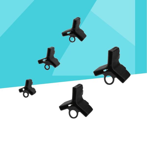 

black treble hooks cover size 4# protective fishhooks fishing hook accessories