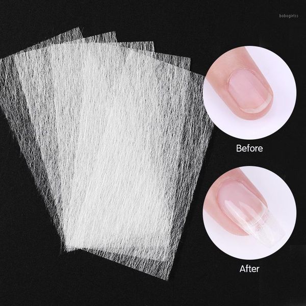 

builder uv gel nail extension art forms clips non-woven silks for building fiberglass nails french1, Red;pink