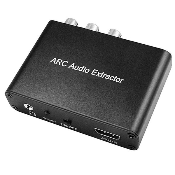 

audio extractor adapter 3.5mm stereo fiber coaxial converter for soundbar speaker cables & connectors