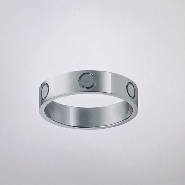 

4mm 5mm 6mm titanium steel alloy silver love ring mens womens rose gold fashion screw jewelry designer luxury couple wedding promise rings g