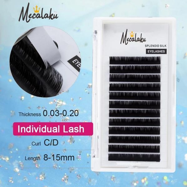 

mecalaku 12rows j b c d l curl eyelash extension false russia individual lashes faux mink volume eyelashes extensions1