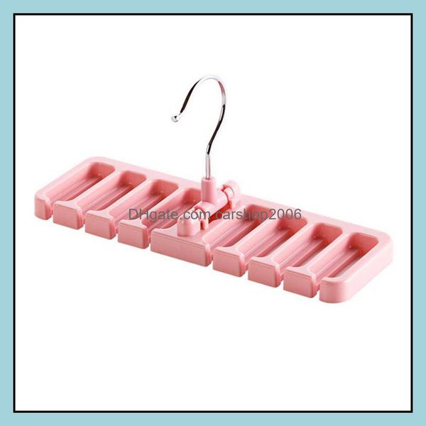 Ganci Guide Organizzazione per la casa Giardino Multifunzione Guardaroba Salvaspazio Sciarpa 10 Griglia Cintura Appesa Cravatta Scaffale Armadio Shees Home Storage R