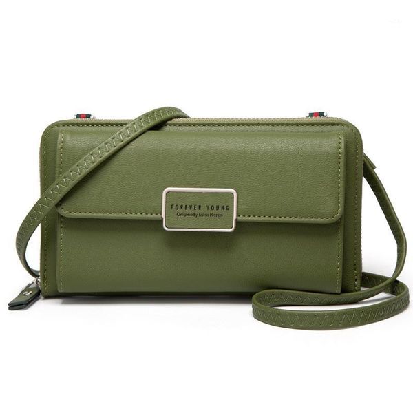 

evening bags 2021 wallet women's long mobile phone bag multi function single shoulder messenger cross border spot hand1