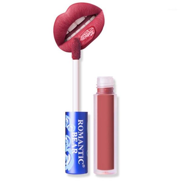 

pcs fashion matte lipgloss make-up cosmetics waterproof velvet liquid lipstick makeup lip gloss maquiagem1