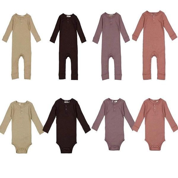 

jumpsuits enkelibb baby cotton modal romper ma* infant boy girl quality solid onesie spring autumn winter toddler rompers brand clothes, Blue