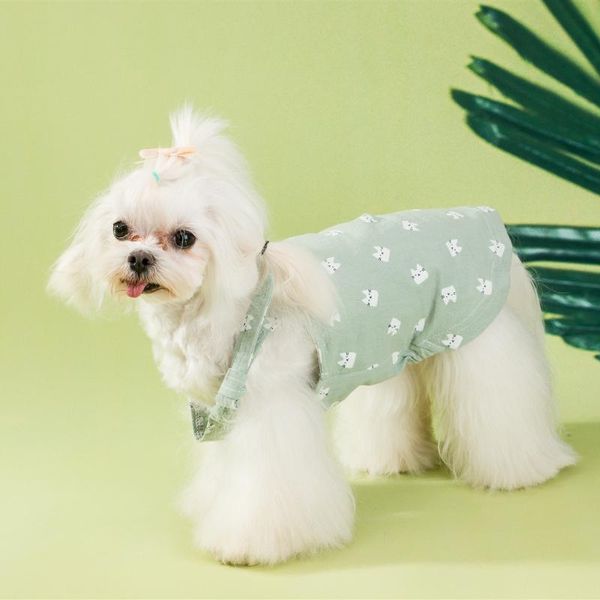 

dog apparel ouyxr clothes cat soft comfortable spring summer animal print puppy for small dogs
