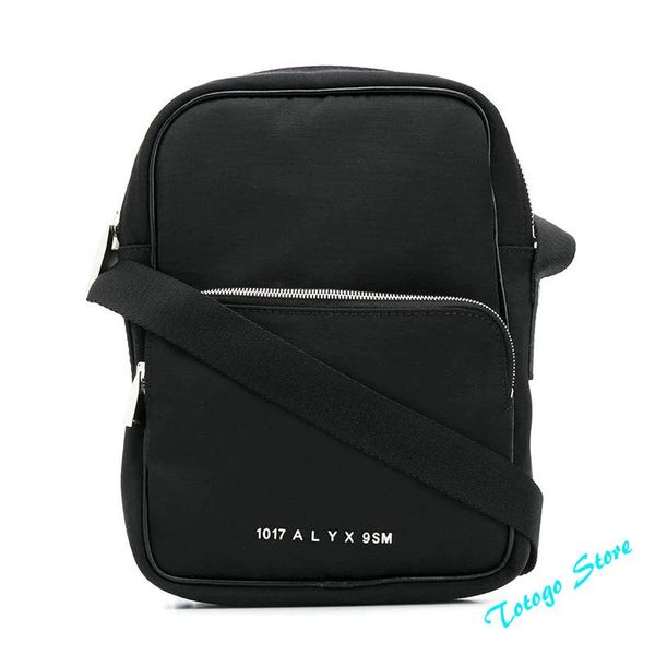 

hip-hop 1017 alyx 9sm shoulder bags men women nylon vertical messenger bag metal button camera waist