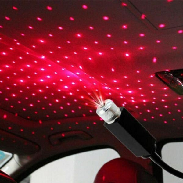 

interior&external lights 2021 car roof star night interior decorative light usb led laser projector with clouds starry sky lighting effects