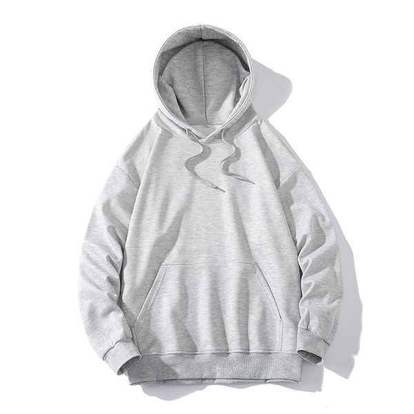 

men's hoodies & sweatshirts autumn men casual harajuku 2021 solid oversized korean man loose pullovers, Black