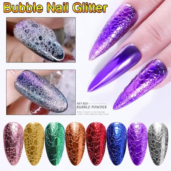 

colors nail glitters gold silver mirror powders bubble nails soap foam chrome pigment dust diy art decorations1, Silver;gold