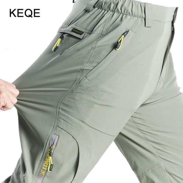 

men's spring/summer pants men stretch quick dry ultra-thin breathable male trousers man 2021 loose black cargo am381