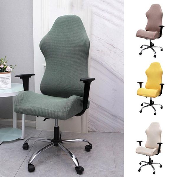 

chair covers elastic computer cover anti-dirty arm seat easy removable protector for office chairs