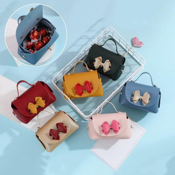 

gift wrap creative bags pu mini handbag candy/chocolates//petals lipstick packaging bag giveaways party portable kids pouches