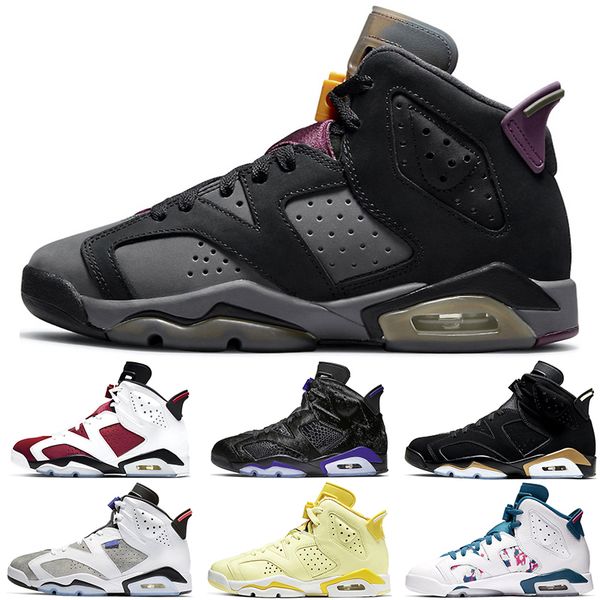 

new basketball shoes 6s for men 6 aleali may black infrared bordeaux carmine dmp flint floral hare tech chrome tinker outdoor trainers sneak, White;red