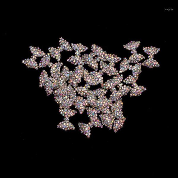 

15pcs diy 3d alloy rhinestones diamond bow tie nail art decorations slices cryustal accessories garment decorative kits1