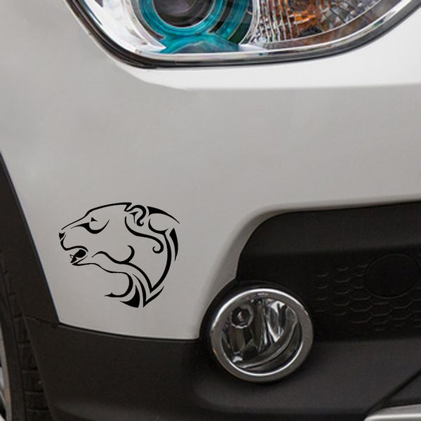 

13.1*11.4cm coolest polar bear car sticker bumper window decoration black