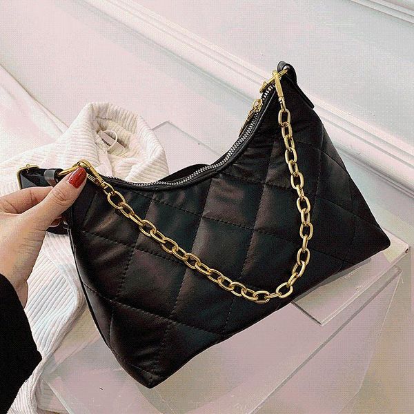

evening bags black women leather shoulder casual fashion chain handbags for girl crossbody bag designer brand ladies hobos sac