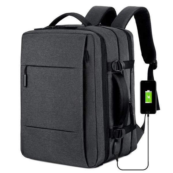 

backpack man's lapbackpacks man schoolbag daypack rucksack shoulder bags large capacity expandable travel bag