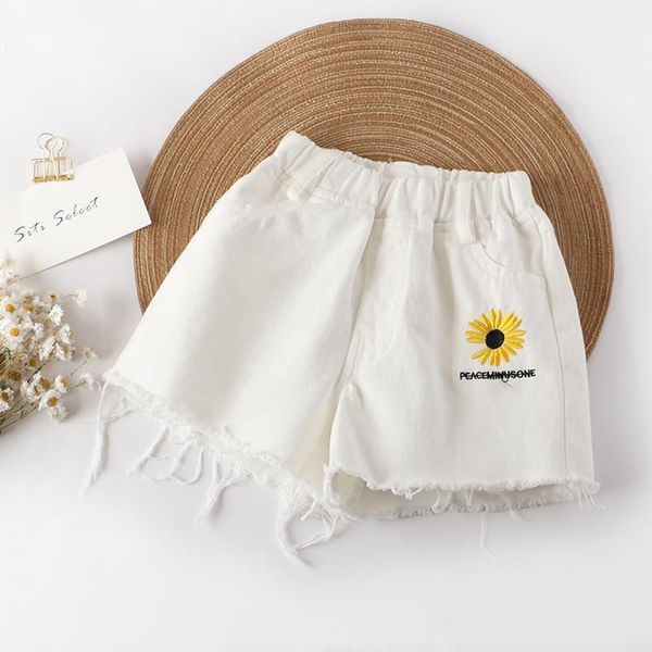 

children's denim shorts summer baby beach pants sports personality fashion1, Black