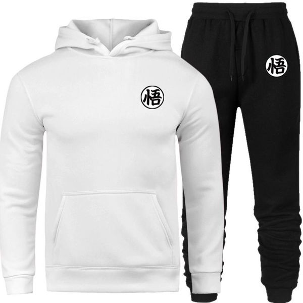 

men's hoodies & sweatshirts est anime fashion brand men's/women's sets dragon wu slime hoodie streetwear men sweat homme casu, Black