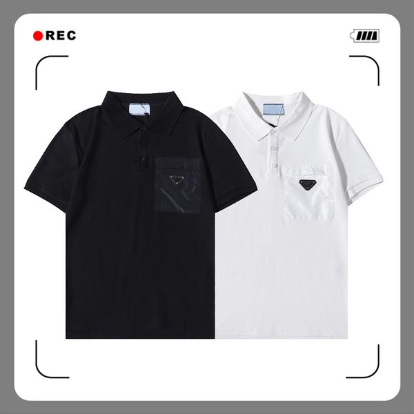 

2021 luxurys fashion designers t shirts polo shirts short sleeve tshirts men tees t-shirts for women casual shirt 21073009q, White;black