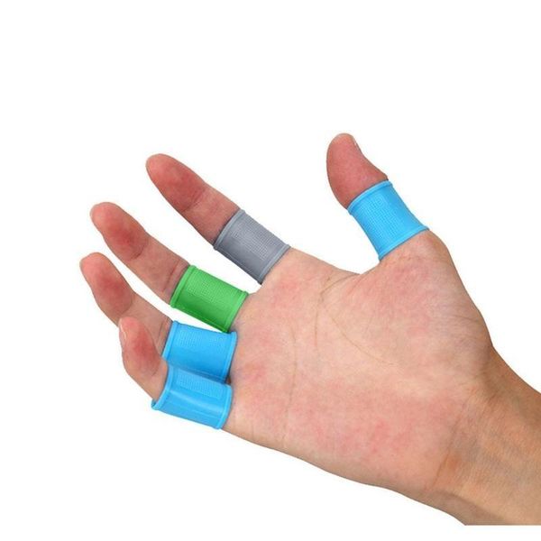 

golf training aids 8pcs/set finger guard flat bottom non-slip toe silicone support sleeves protector grip multi color for men women outdoor