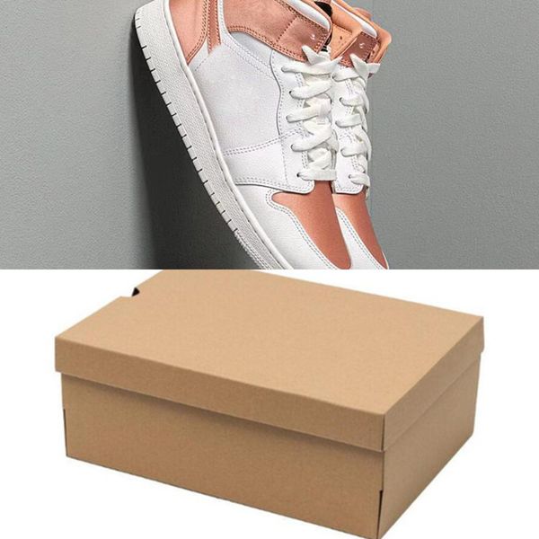 

jumpman women's basketball shoes 1 s white/rose gold outdoor sportslqp1