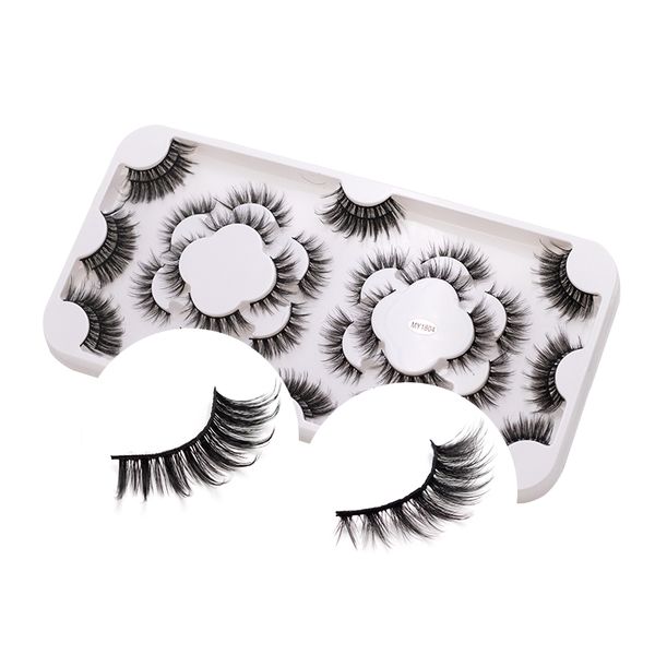 

18 pairs 15 20mm mink false eyelashes natural bulk 8d fake eye lash faux cil fluffy lashes book