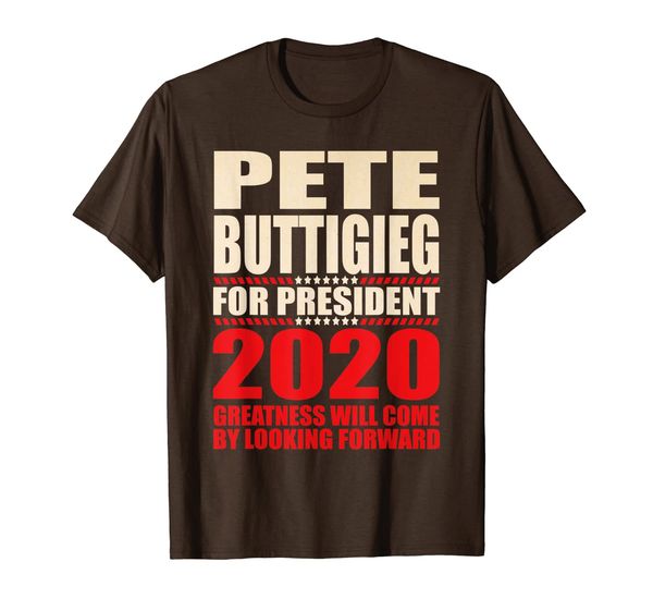 

vintage pete buttigieg 2020 for president campaign gift t-shirt, White;black