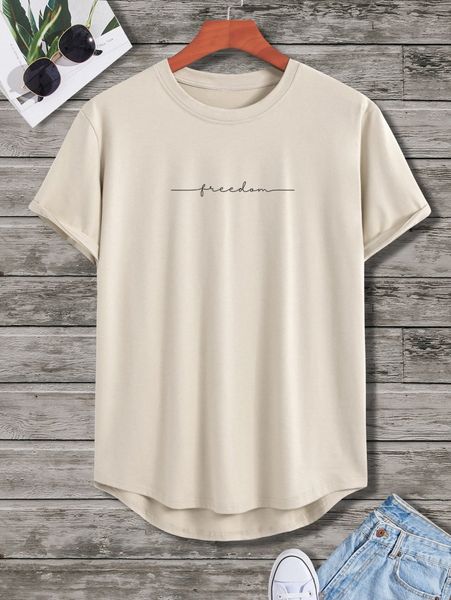 

men letter graphic tee l8r5#, White;black