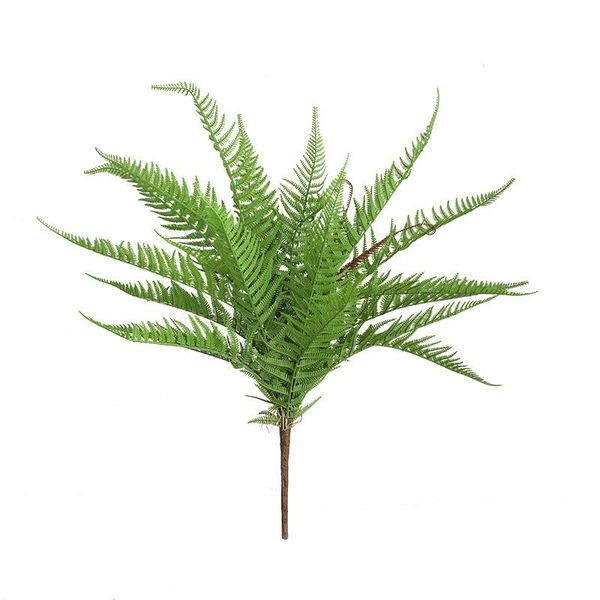 

decorative flowers & wreaths fake fern artificial plants plastic silk green persia hanging plant wall decor faux bouquet garden decoration