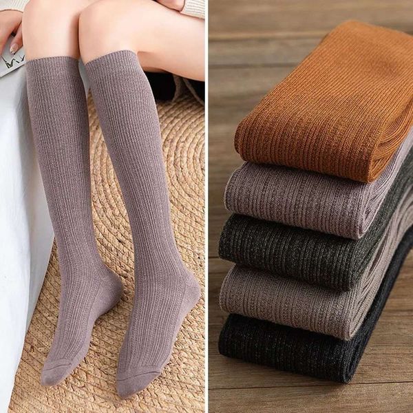 

middle college black thin leg high knee fashion, Black;white