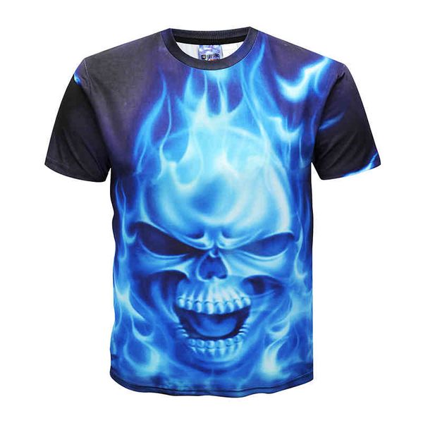 

factorypa2l men's printed tshirt 3d women short sleeve casual t-shirt cool summer tees t shirt eagle lions cats skull, White;black