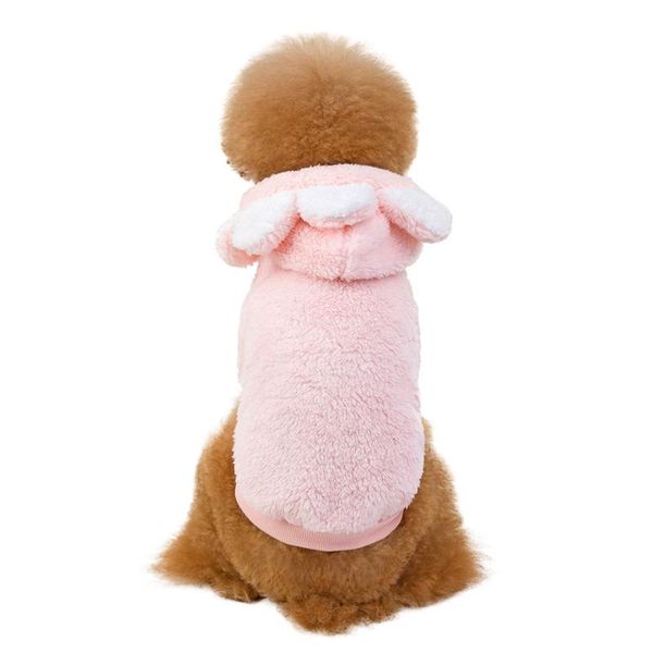 

dog apparel cute hoodie pet clothes for dogs coat jacket cotton warm sunflowers velvet jackets pets clothing pug