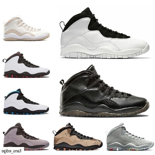 

men 10s boots shoes mens trainers jumpman 10 tinker cement westbrook class of 2006 im back steel grey sport sneakers 40-47, Black