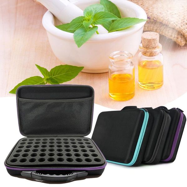 

storage bags 30/60 bottles essential oil case bag holder portable travel bottle organizer women perfume collect